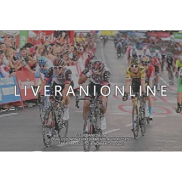 11-09-2022 Vuelta A Espana; Tappa 21 Las Rozas - Madrid; 2022, Uae Emirates; Molano, Sebastian; Ackermann, Pascal; Madrid; FOTO STEFANO SIROTTI-AG ALDO LIVERANI SAS