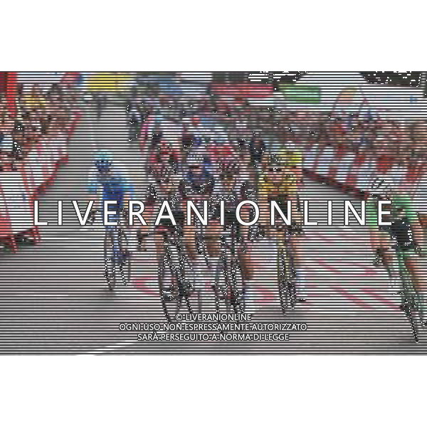 11-09-2022 Vuelta A Espana; Tappa 21 Las Rozas - Madrid; 2022, Uae Emirates; 2022, Trek - Segafredo; Molano, Sebastian; Ackermann, Pascal; Pedersen, Mads; Madrid; FOTO STEFANO SIROTTI-AG ALDO LIVERANI SAS