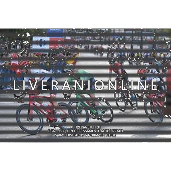 11-09-2022 Vuelta A Espana; Tappa 21 Las Rozas - Madrid; 2022, Trek - Segafredo; Kirsch, Alex; Pedersen, Mads; Madrid; FOTO STEFANO SIROTTI-AG ALDO LIVERANI SAS