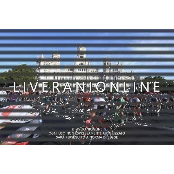11-09-2022 Vuelta A Espana; Tappa 21 Las Rozas - Madrid; 2022, Trek - Segafredo; Kirsch, Alex; Pedersen, Mads; Madrid; FOTO STEFANO SIROTTI-AG ALDO LIVERANI SAS