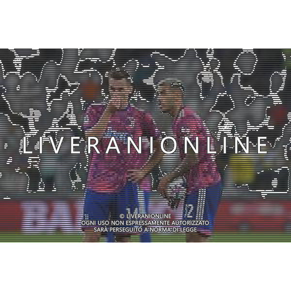 Torino 11.09.2022 Allianz Stadium © Manuela Viganti/Agenzia Aldo Liverani Juventus vs Salernitana Campionato Calcio Serie A TIM 2022/2023 6a giornata Nella foto: arkadiusz milik e leandro paredes /AGENZIA ALDO LIVERANI SAS