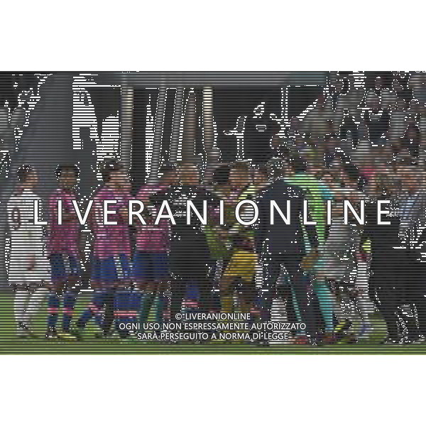 Torino 11.09.2022 Allianz Stadium © Manuela Viganti/Agenzia Aldo Liverani Juventus vs Salernitana Campionato Calcio Serie A TIM 2022/2023 6a giornata Nella foto: proteste - rissa a fine partita /AGENZIA ALDO LIVERANI SAS
