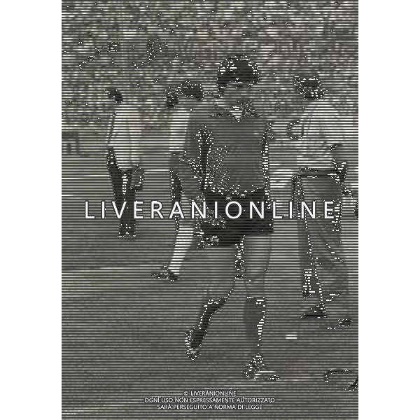 28-09-1980 BOLOGNA CAMPIONATO DI CALCIO SERIE A BOLOGNA-ROMA 1-1 NELLA FOTO GIUSEPPE ZINETTI AG ALDO LIVERANI SAS