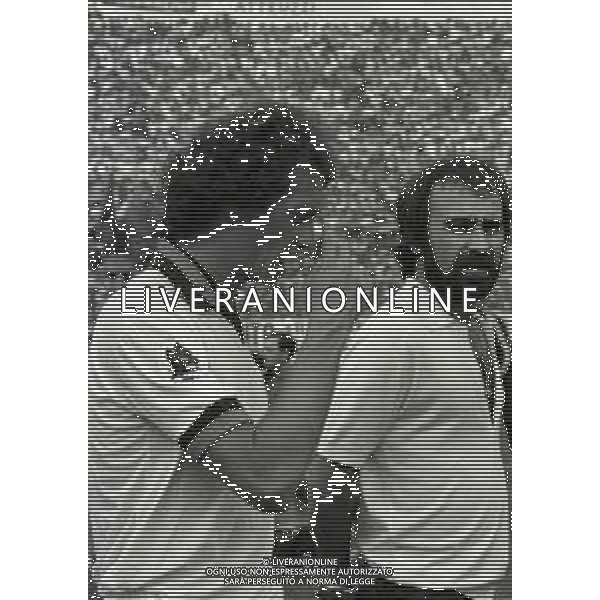 28-09-1980 BOLOGNA CAMPIONATO DI CALCIO SERIE A BOLOGNA-ROMA 1-1 NELLA FOTO PAULO ROBERTO FALCAO AG ALDO LIVERANI SAS