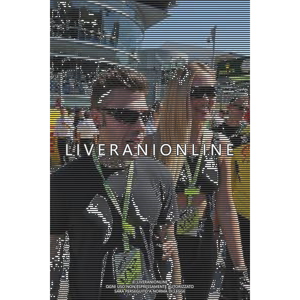 Grid VIPs. Chiara Ferragni e Fedez 11.09.2022. Formula 1 World Championship, Rd 16, Italian Grand Prix, Monza, Italy, Race Day. - www.xpbimages.com, EMail: requests@xpbimages.com © Copyright: Coates / XPB Images/AGENZIA ALDO LIVERANI SAS - ITALY ONLY EDITORIAL USE ONLY