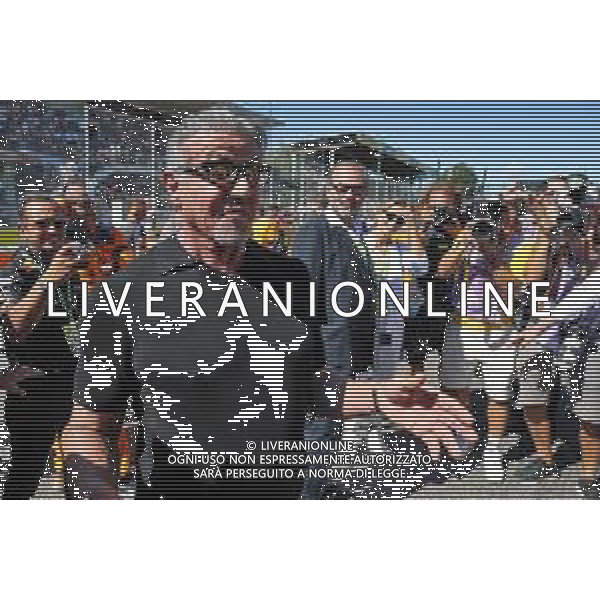 Sylvester Stallone (USA) Actor, on the grid. 11.09.2022. Formula 1 World Championship, Rd 16, Italian Grand Prix, Monza, Italy, Race Day. - www.xpbimages.com, EMail: requests@xpbimages.com © Copyright: Coates / XPB Images/AGENZIA ALDO LIVERANI SAS - ITALY ONLY EDITORIAL USE ONLY