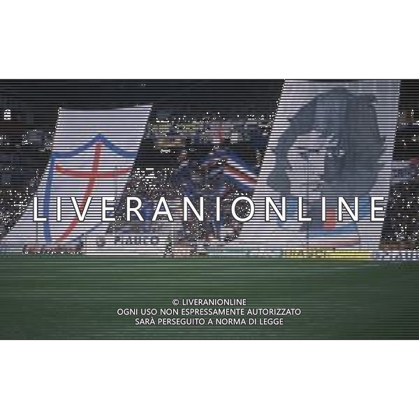 COREOGRAFIA DEI TIFOSI DELLA SAMPDORIA CAMPIONATO CALCIO 1992 AG. ALDO LIVERANI SAS