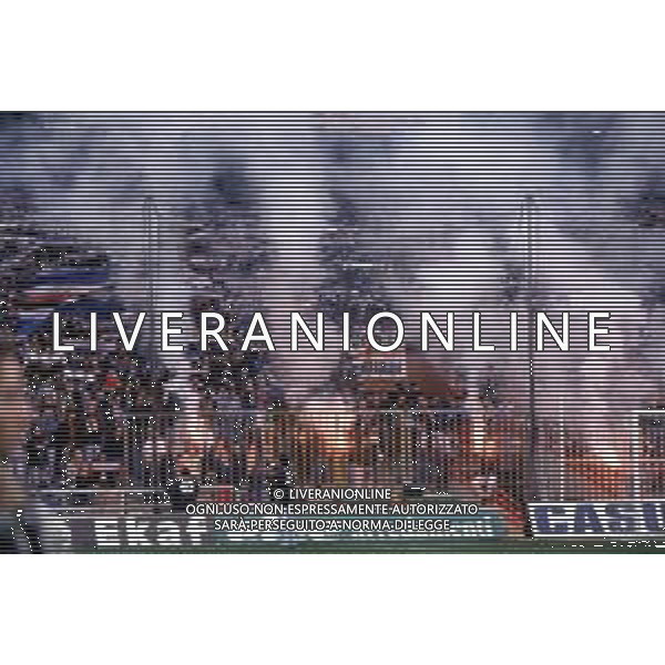COREOGRAFIA DEI TIFOSI DELLA SAMPDORIA CAMPIONATO CALCIO 1992 AG. ALDO LIVERANI SAS