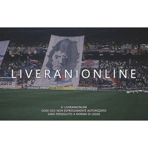 COREOGRAFIA DEI TIFOSI DELLA SAMPDORIA CAMPIONATO CALCIO 1992 AG. ALDO LIVERANI SAS