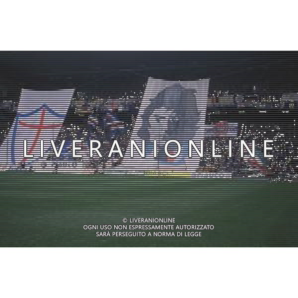 COREOGRAFIA DEI TIFOSI DELLA SAMPDORIA CAMPIONATO CALCIO 1992 AG. ALDO LIVERANI SAS
