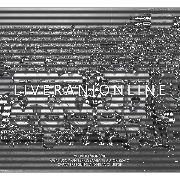 25-04-1951 ROMA PARTITA AMICHEVOLE LAZIO SAN PAOLO BANGU NELLA FOTO ALCUNI MOMENTI DELL\'INCONTRO FOTO SANDRO VESPASIANI-AG ALDO LIVERANI SAS