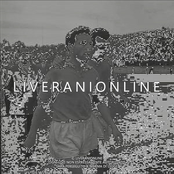 25-04-1951 ROMA PARTITA AMICHEVOLE LAZIO SAN PAOLO BANGU NELLA FOTO ALCUNI MOMENTI DELL\'INCONTRO FOTO SANDRO VESPASIANI-AG ALDO LIVERANI SAS