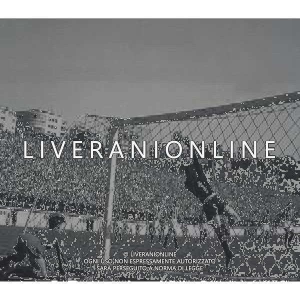 30-04-1950 ROMA-CAMPIONATO DI CALCIO SERIE A ROMA-JUVENTUS 1-0 NELLA FOTO AZIONI DI GIOCO FOTO SANDRO VESPASIANI-AG ALDO LIVERANI SAS