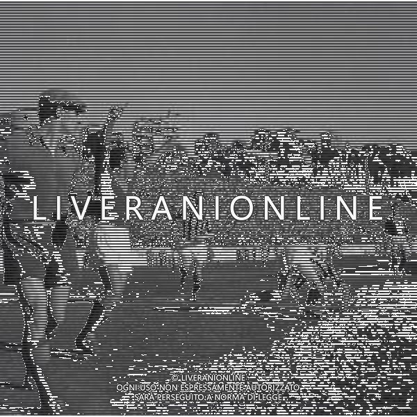 30-04-1950 ROMA-CAMPIONATO DI CALCIO SERIE A ROMA-JUVENTUS 1-0 NELLA FOTO AZIONI DI GIOCO FOTO SANDRO VESPASIANI-AG ALDO LIVERANI SAS