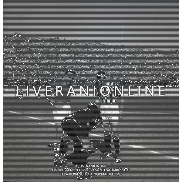 30-04-1950 ROMA-CAMPIONATO DI CALCIO SERIE A ROMA-JUVENTUS 1-0 NELLA FOTO AZIONI DI GIOCO FOTO SANDRO VESPASIANI-AG ALDO LIVERANI SAS