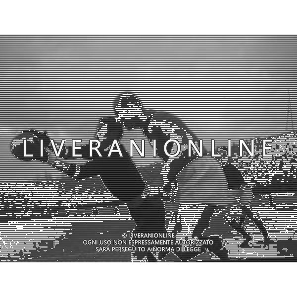 19-11-1950 ROMA CAMPIONATO DI CALCIO SERIE A ROMA-NAPOLI NELLA FOTO AZIONI DI GIOCO FOTO SANDRO VESPASIANI-AG ALDO LIVERANI SAS