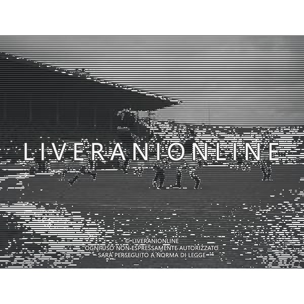 19-11-1950 ROMA CAMPIONATO DI CALCIO SERIE A ROMA-NAPOLI NELLA FOTO AZIONI DI GIOCO FOTO SANDRO VESPASIANI-AG ALDO LIVERANI SAS