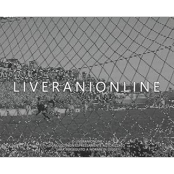 20-10-1950 ROMA-CAMPIONATO DI CALCIO SERIE A ROMA-NOVARA 0-0 NELLA FOTO AZIONI DI GIOCO AG ALDO LIVERANI SAS