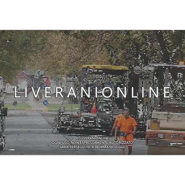 IMOLA 13 09 2022 LAVORI PER L\'ASFALTATURA DI VIALE DANTE ©SANNA/AGENZIA ALDO LIVERANI SAS