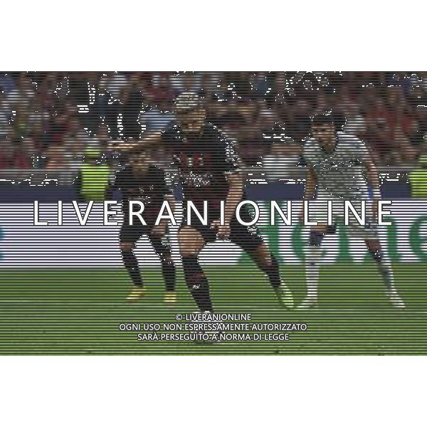 Olivier Giroud (Milan) segna il gol dell\'1 a 0 su rigore Milan vs Dinamo Zagabria Milano 14-09-2022 Stadio Giuseppe Meazza - San Siro UEFA Champions League fase a gironi gruppo E - 2a giornata foto Roberto Garavaglia/ag. Aldo Liverani sas /AGENZIA ALDO LIVERANI SAS