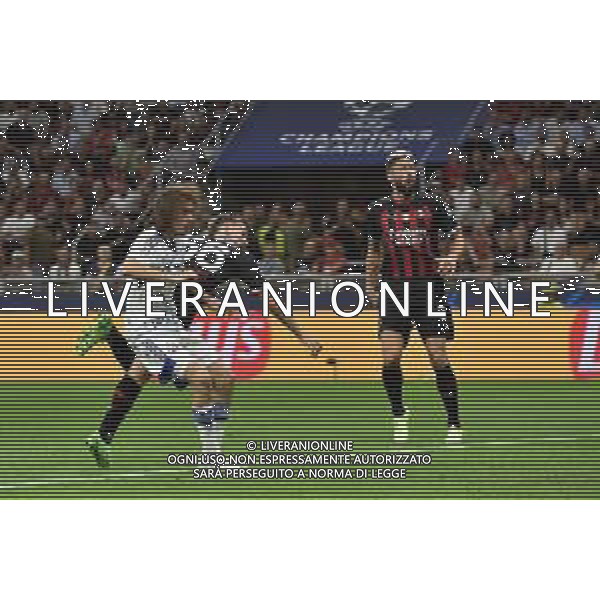 Alexis Saelemaekers (Milan) segna il gol del 2 a 0 Milan vs Dinamo Zagabria Milano 14-09-2022 Stadio Giuseppe Meazza - San Siro UEFA Champions League fase a gironi gruppo E - 2a giornata foto Roberto Garavaglia/ag. Aldo Liverani sas /AGENZIA ALDO LIVERANI SAS