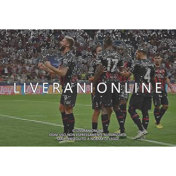 esultanza Milan dopo il gol dell\'1 a 0 Olivier Giroud Milan vs Dinamo Zagabria Milano 14-09-2022 Stadio Giuseppe Meazza - San Siro UEFA Champions League fase a gironi gruppo E - 2a giornata foto Roberto Garavaglia/ag. Aldo Liverani sas /AGENZIA ALDO LIVERANI SAS