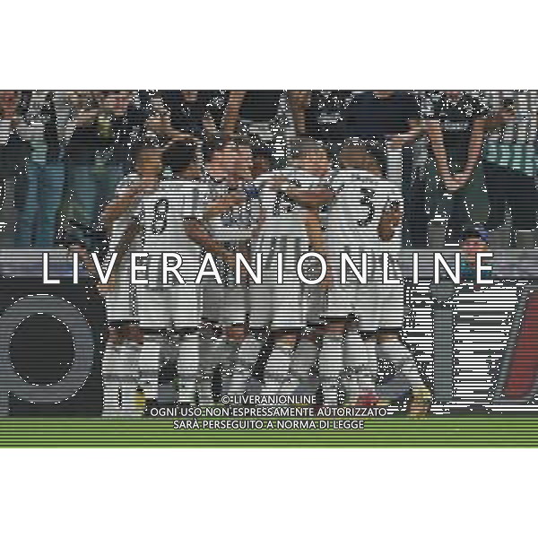 Torino 14.09.2022 Stadio Allianz Stadium © Manuela Viganti/Agenzia Aldo Liverani Juventus vs Benfica Champions League 2022/2023 Gruppo H Giornata 2 di 6 Nella foto: esultanza dopo gol di Arkadiusz Milik /AGENZIA ALDO LIVERANI SAS