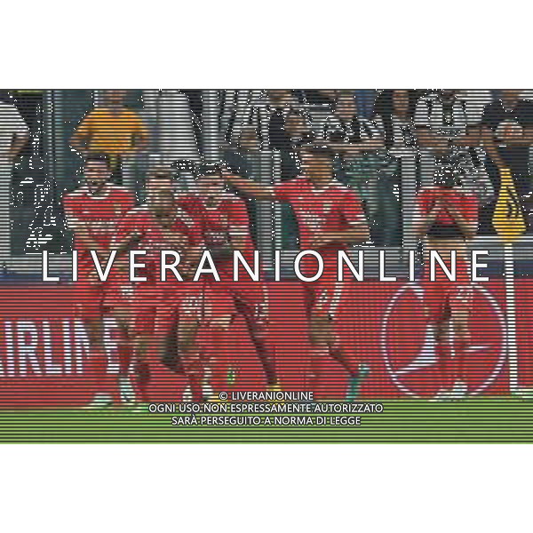 Torino 14.09.2022 Stadio Allianz Stadium © Manuela Viganti/Agenzia Aldo Liverani Juventus vs Benfica Champions League 2022/2023 Gruppo H Giornata 2 di 6 Nella foto: esultanza gol di Joao Mario /AGENZIA ALDO LIVERANI SAS