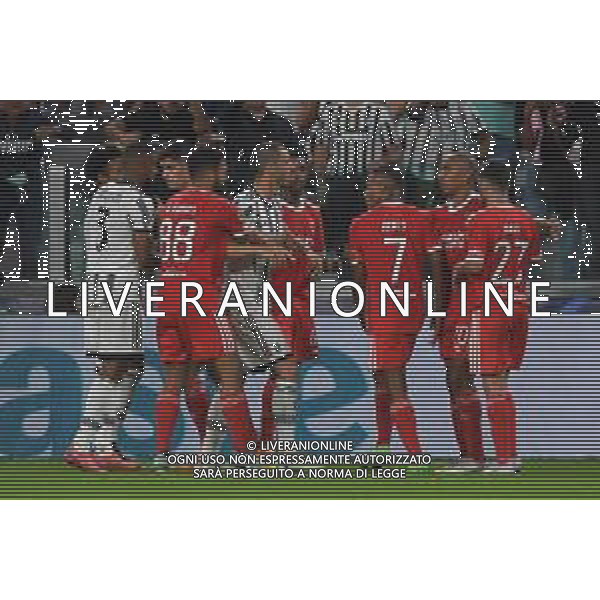 Torino 14.09.2022 Stadio Allianz Stadium © Manuela Viganti/Agenzia Aldo Liverani Juventus vs Benfica Champions League 2022/2023 Gruppo H Giornata 2 di 6 Nella foto: principio di rissa sull\'esultanza di joao mario /AGENZIA ALDO LIVERANI SAS