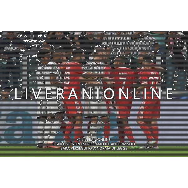 Torino 14.09.2022 Stadio Allianz Stadium © Manuela Viganti/Agenzia Aldo Liverani Juventus vs Benfica Champions League 2022/2023 Gruppo H Giornata 2 di 6 Nella foto: principio di rissa sull\'esultanza di joao mario /AGENZIA ALDO LIVERANI SAS