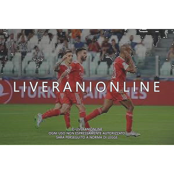 Torino 14.09.2022 Stadio Allianz Stadium © Manuela Viganti/Agenzia Aldo Liverani Juventus vs Benfica Champions League 2022/2023 Gruppo H Giornata 2 di 6 Nella foto: esultanza benfica dopo il gol di joao mario /AGENZIA ALDO LIVERANI SAS