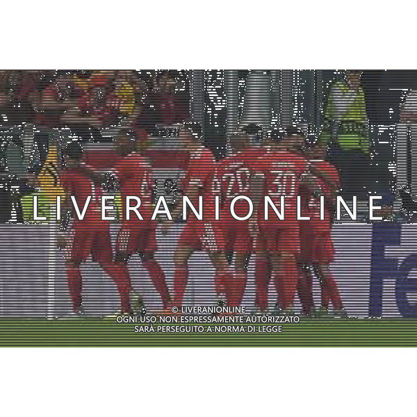Torino 14.09.2022 Stadio Allianz Stadium © Manuela Viganti/Agenzia Aldo Liverani Juventus vs Benfica Champions League 2022/2023 Gruppo H Giornata 2 di 6 Nella foto: esultanza benfica dopo il gol di david neres /AGENZIA ALDO LIVERANI SAS