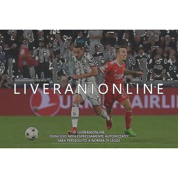 Torino 14.09.2022 Stadio Allianz Stadium © Manuela Viganti/Agenzia Aldo Liverani Juventus vs Benfica Champions League 2022/2023 Gruppo H Giornata 2 di 6 Nella foto: mattia de sciglio e alejandro grimaldo /AGENZIA ALDO LIVERANI SAS