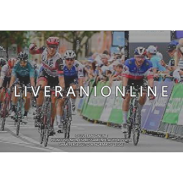 14-09-2022 Tour De Luxembourg; Tappa 02 Junglinster - Schifflange; 2022, Uae Emirates; 2022, Quick Step - Alpha Vinyl; Trentin, Matteo; Senechal, Florian; Ballerini, Davide; Schifflange; ©SIROTTI/AGENZIA ALDO LIVERANI SAS