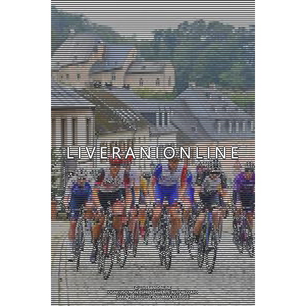 14-09-2022 Tour De Luxembourg; Tappa 02 Junglinster - Schifflange; 2022, Groupama - Fdj; 2022, Uae Emirates; Ludvigsson, Tobias; Trentin, Matteo; ©SIROTTI/AGENZIA ALDO LIVERANI SAS