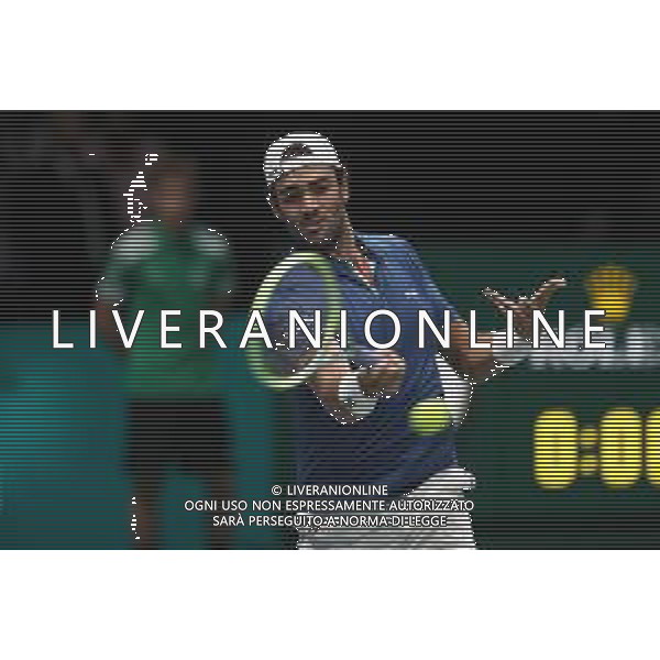 Coppa Davis by Rakuten 2022 - Matteo Berrettini Italia vs Sebastian Baez Argentina del 16/09/2020 UnipolSai Arena di Bologna - nella foto: MATTEO BERRETTINI in azione ©Claudio Zamagni/Agenzia Aldo Liverani