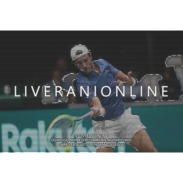 Coppa Davis by Rakuten 2022 - Matteo Berrettini Italia vs Sebastian Baez Argentina del 16/09/2020 UnipolSai Arena di Bologna - nella foto: MATTEO BERRETTINI in azione ©Claudio Zamagni/Agenzia Aldo Liverani