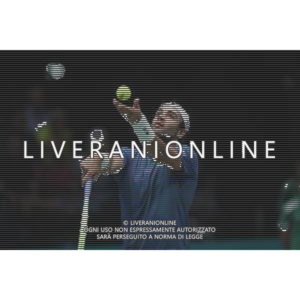 Coppa Davis by Rakuten 2022 - Matteo Berrettini Italia vs Sebastian Baez Argentina del 16/09/2020 UnipolSai Arena di Bologna - nella foto: MATTEO BERRETTINI in azione ©Claudio Zamagni/Agenzia Aldo Liverani