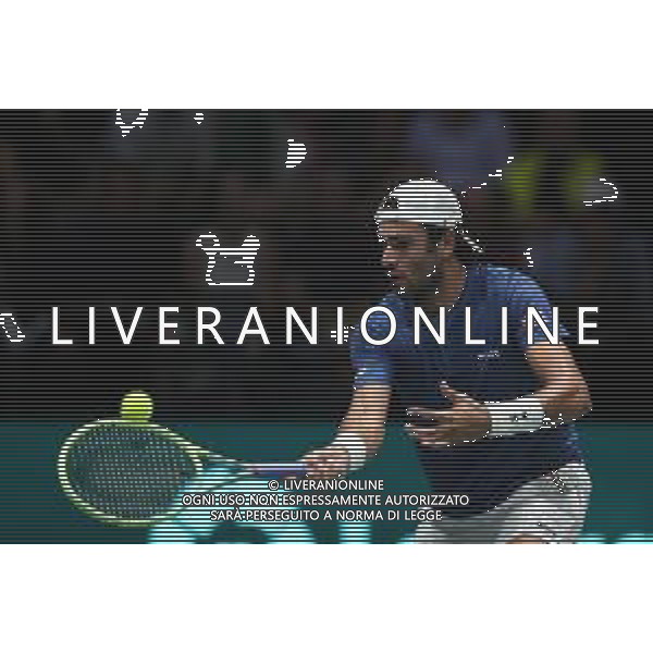 Coppa Davis by Rakuten 2022 - Matteo Berrettini Italia vs Sebastian Baez Argentina del 16/09/2020 UnipolSai Arena di Bologna - nella foto: MATTEO BERRETTINI in azione ©Claudio Zamagni/Agenzia Aldo Liverani