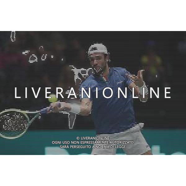 Coppa Davis by Rakuten 2022 - Matteo Berrettini Italia vs Sebastian Baez Argentina del 16/09/2020 UnipolSai Arena di Bologna - nella foto: MATTEO BERRETTINI in azione ©Claudio Zamagni/Agenzia Aldo Liverani