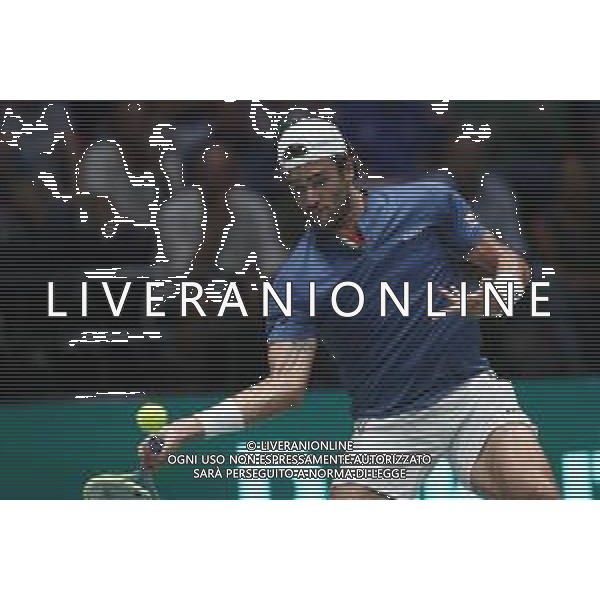 Coppa Davis by Rakuten 2022 - Matteo Berrettini Italia vs Sebastian Baez Argentina del 16/09/2020 UnipolSai Arena di Bologna - nella foto: MATTEO BERRETTINI in azione ©Claudio Zamagni/Agenzia Aldo Liverani