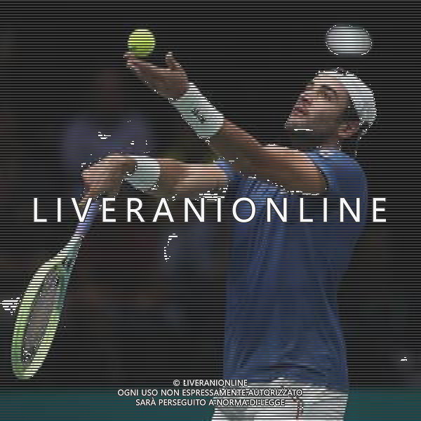 Coppa Davis by Rakuten 2022 - Matteo Berrettini Italia vs Sebastian Baez Argentina del 16/09/2020 UnipolSai Arena di Bologna - nella foto: MATTEO BERRETTINI in azione ©Claudio Zamagni/Agenzia Aldo Liverani