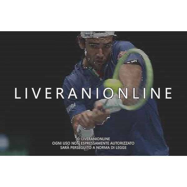 Coppa Davis by Rakuten 2022 - Matteo Berrettini Italia vs Sebastian Baez Argentina del 16/09/2020 UnipolSai Arena di Bologna - nella foto: MATTEO BERRETTINI in azione ©Claudio Zamagni/Agenzia Aldo Liverani