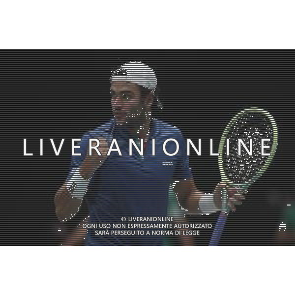 Coppa Davis by Rakuten 2022 - Matteo Berrettini Italia vs Sebastian Baez Argentina del 16/09/2020 UnipolSai Arena di Bologna - nella foto: MATTEO BERRETTINI esulta ©Claudio Zamagni/Agenzia Aldo Liverani