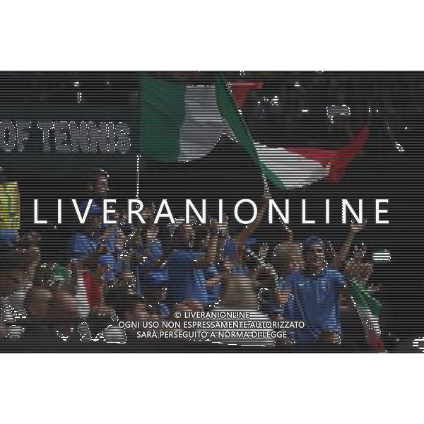 Coppa Davis by Rakuten 2022 - Matteo Berrettini Italia vs Sebastian Baez Argentina del 16/09/2020 UnipolSai Arena di Bologna - nella foto: tifosi italiani ©Claudio Zamagni/Agenzia Aldo Liverani