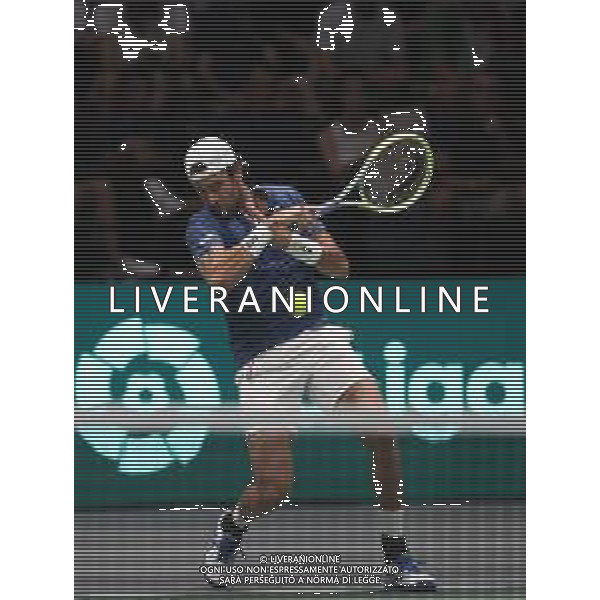 Coppa Davis by Rakuten 2022 - Matteo Berrettini Italia vs Sebastian Baez Argentina del 16/09/2020 UnipolSai Arena di Bologna - nella foto: MATTEO BERRETTINI in azione ©Claudio Zamagni/Agenzia Aldo Liverani