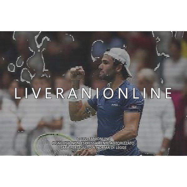 Coppa Davis by Rakuten 2022 - Matteo Berrettini Italia vs Sebastian Baez Argentina del 16/09/2020 UnipolSai Arena di Bologna - nella foto: esultanza finale matteo berrettini ©Claudio Zamagni/Agenzia Aldo Liverani
