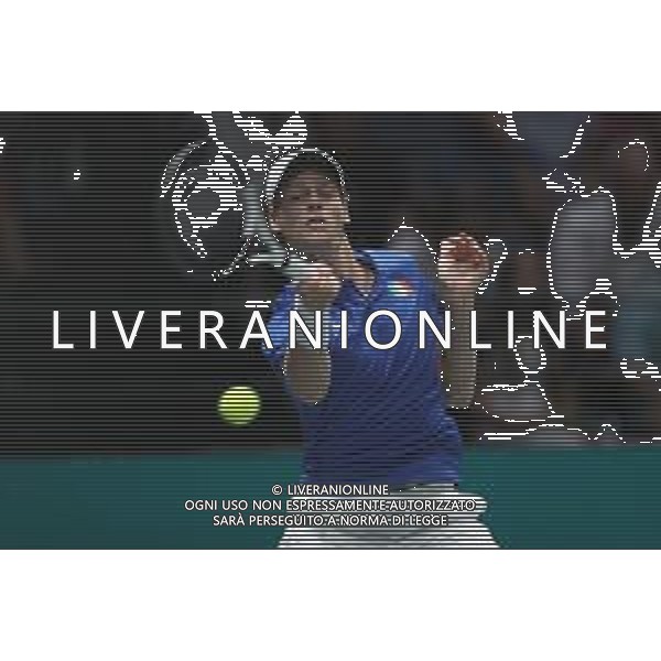 Coppa Davis by Rakuten 2022 - Jannik Sinner Italia vs Francisco Cerundolo Argentina del 16/09/2020 UnipolSai Arena di Bologna - nella foto: Jannik Sinner in azione ©Claudio Zamagni/Agenzia Aldo Liverani