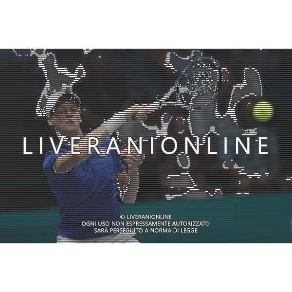 Coppa Davis by Rakuten 2022 - Jannik Sinner Italia vs Francisco Cerundolo Argentina del 16/09/2020 UnipolSai Arena di Bologna - nella foto: Jannik Sinner in azione ©Claudio Zamagni/Agenzia Aldo Liverani