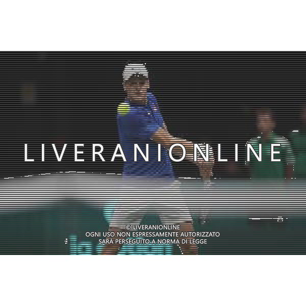 Coppa Davis by Rakuten 2022 - Jannik Sinner Italia vs Francisco Cerundolo Argentina del 16/09/2020 UnipolSai Arena di Bologna - nella foto: Jannik Sinner in azione ©Claudio Zamagni/Agenzia Aldo Liverani